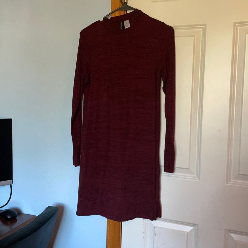 H&M , Size 8, Maroon Dress